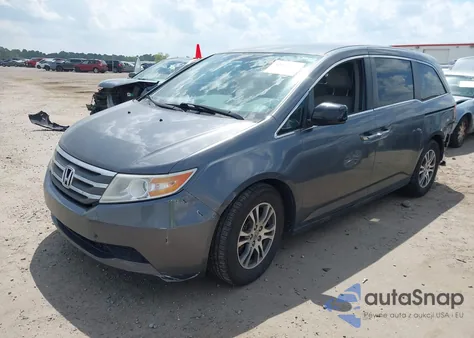2013 Honda Odyssey Ex from USA, damaged, VIN 5FNRL5H42DB023502